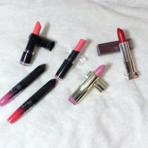 Lot Rouge à lèvres rimmel gemey milani catrice