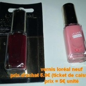 2 vernis loréal neuf