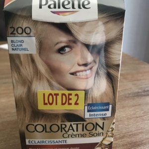 Lot coloration blonde