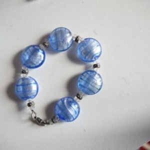 Bracelet en véritable verre de murano