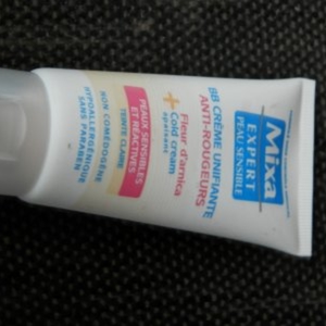 mixa bb crème unifiante anti rougeur teinte clair