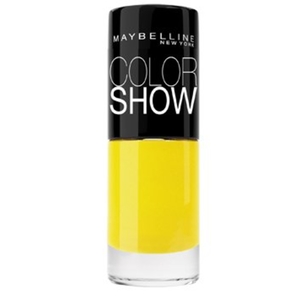 Vernis electric yellow color show
