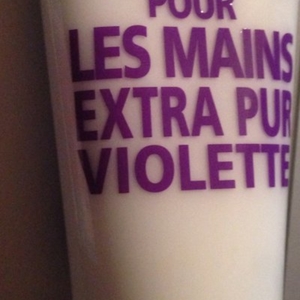 Crème pour les mains extra pure violette