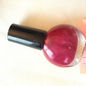 vernis fushia pailleté