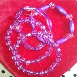 Bracelets violet
