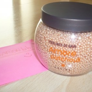 Perles de bain ambre et patchouli