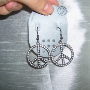 Boucles d'oreilles peace