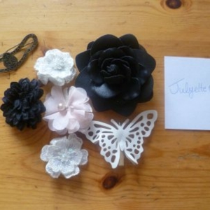 Barrettes fleurs