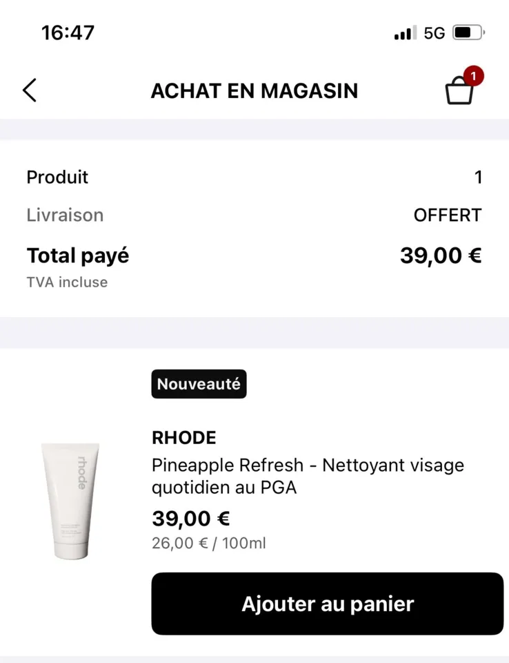 Photo 3 de Rhode nettoyant à l'ananas