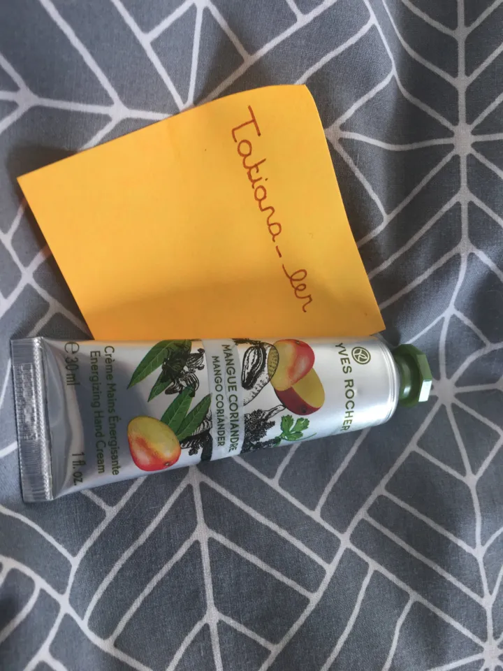 crème pour les mains, Yves Rocher