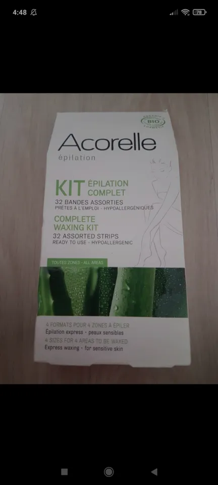 Kit épilation peaux sensibles, Acorelle