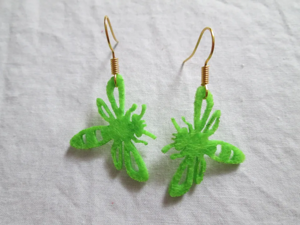 B.O. insectes verts., lol bijoux