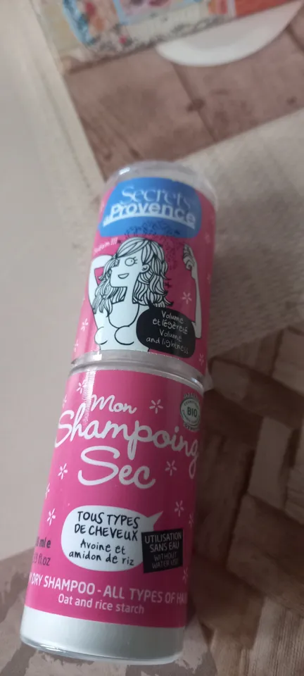 Shampooing sec, Secrets de Provence