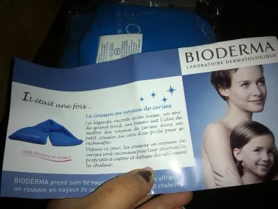 coussin noyaux cerises, Bioderma