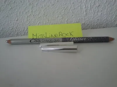 Crayon duo yeux   argenté / violet, ESS Cosmetics
