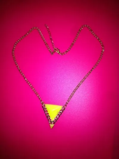 collier triangle chaine, Forever 21