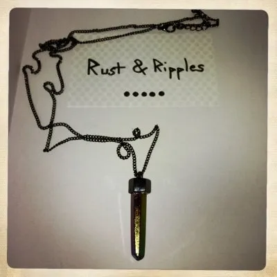 Collier long avec pendentif, Rings & Tings