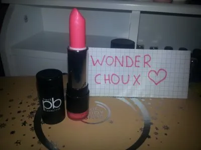 Rouge à Lèvres rose fushia, PB, PB Cosmetics