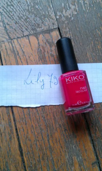 Vernis Kiko rose 361, KIKO