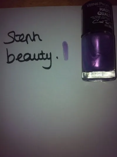 Vernis violet, C'est tout moi !