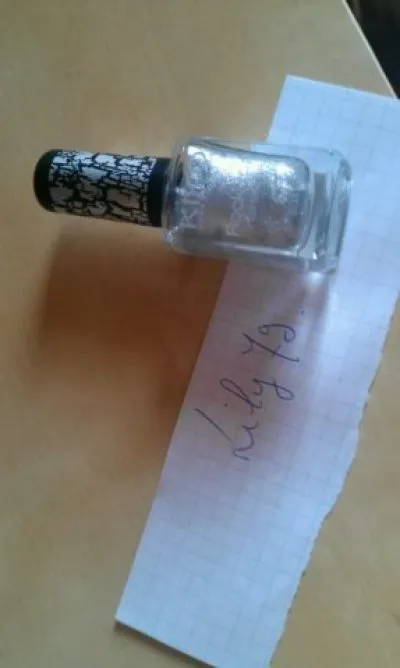 Vernis Kiko argenté crackelé, KIKO
