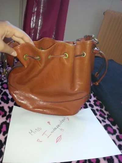 sac cuir camel, Francinel