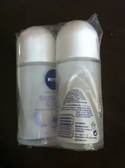 2 Déodorants Sensitive et Pure, Nivea
