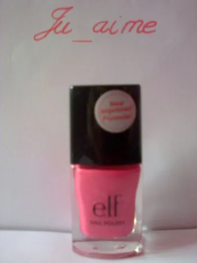 Vernis Fluorescent pink, Elf