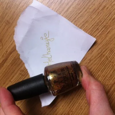 Vernis OPI golden eye, OPI