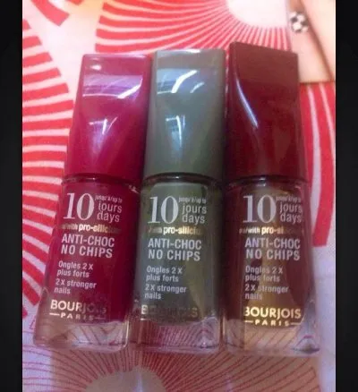 vernis, Bourjois