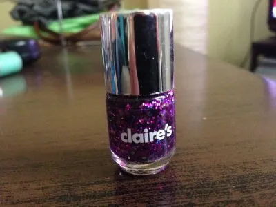 Vernis pailettes, Claire's