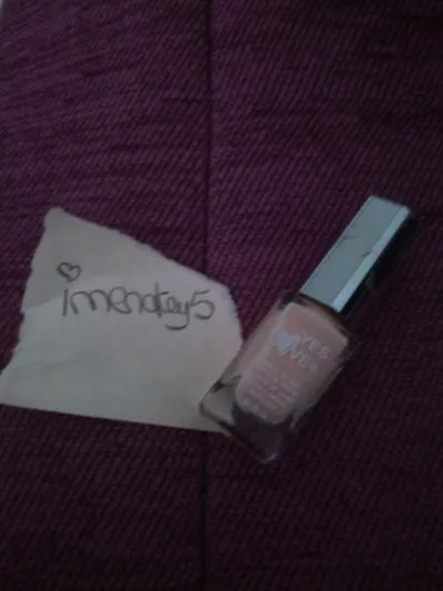 vernis rose très clair beige, Yes Love