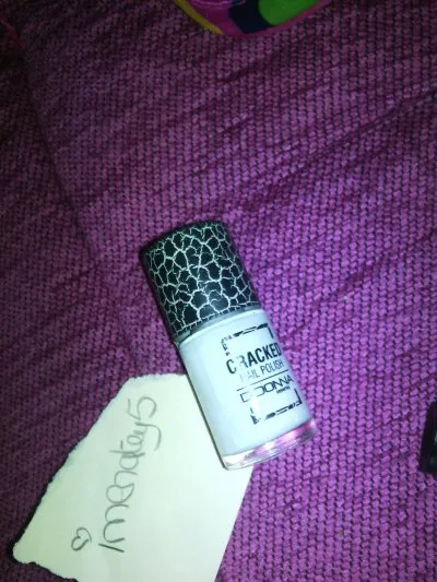 vernis blanc craquelé neuf, D'Donna