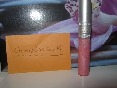 gloss rose pailletté, E.Leclerc