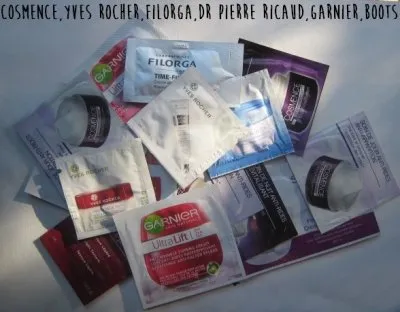 Échantillons Anti âge, Marques diverses