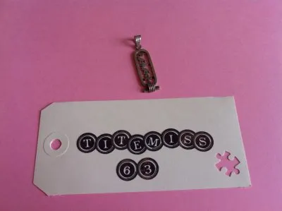 Pendentif hieroglyphes, Inconnue