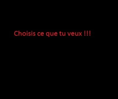 Choisis ce que tu veux :), Carole Franck