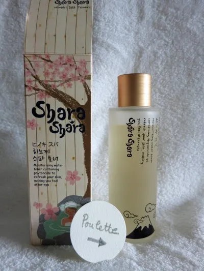 Hinoki Spa Toner, Shara Shara