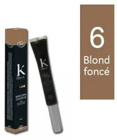 hair mascara cheveux n°6 blond foncé, K pour Karité