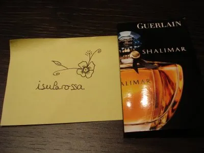 échantillon Shalimar, Guerlain