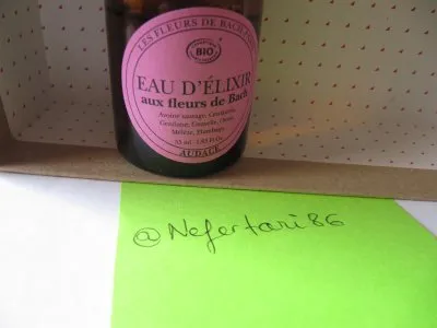 Eau d'elixir aux fleurs de Bach, Les fleurs de Bach