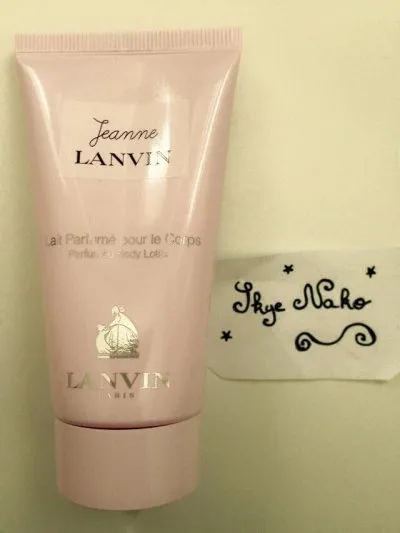 Lait parfumé Jeanne Lanvin, Lanvin