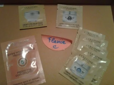 Lots d'échantillons, L'Occitane en Provence