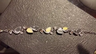 bracelet, Bleu citron