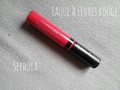 Laque à lèvres rouge, Sephora