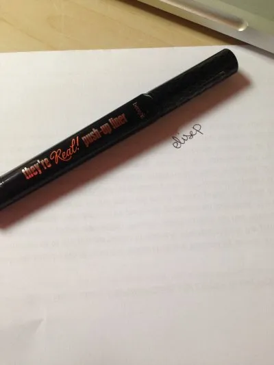 They're real! Push up liner, Benefit