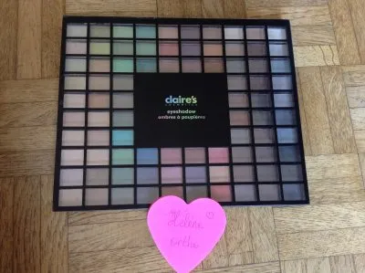 Palette de 100 fards à paupières, Claire's