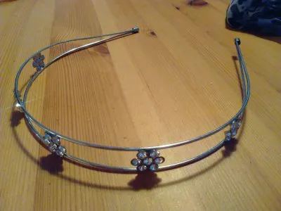 serre tête diamant fleur, Bijoux Brigitte