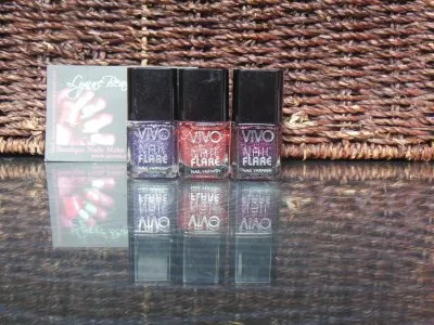 3 Vernis paillettes, Vivo Cosmetics