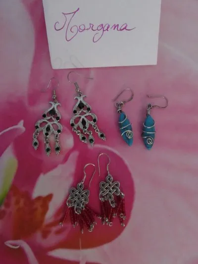 Lot boucles d'oreilles Ethniques, Inconnue